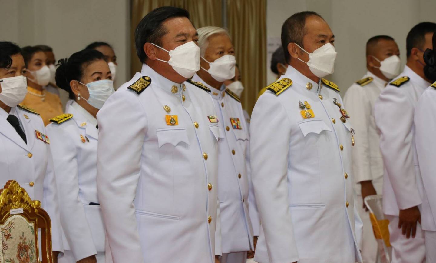 พิธีวางพวงมาลา (ช่วงเย็น) เนื่องในวันสวรรคตพระบาทสมเด็จพระบรมชนกาธิเบศร มหาภูมิพลอดุลยเดชมหาราช บรมนาถบพิตร