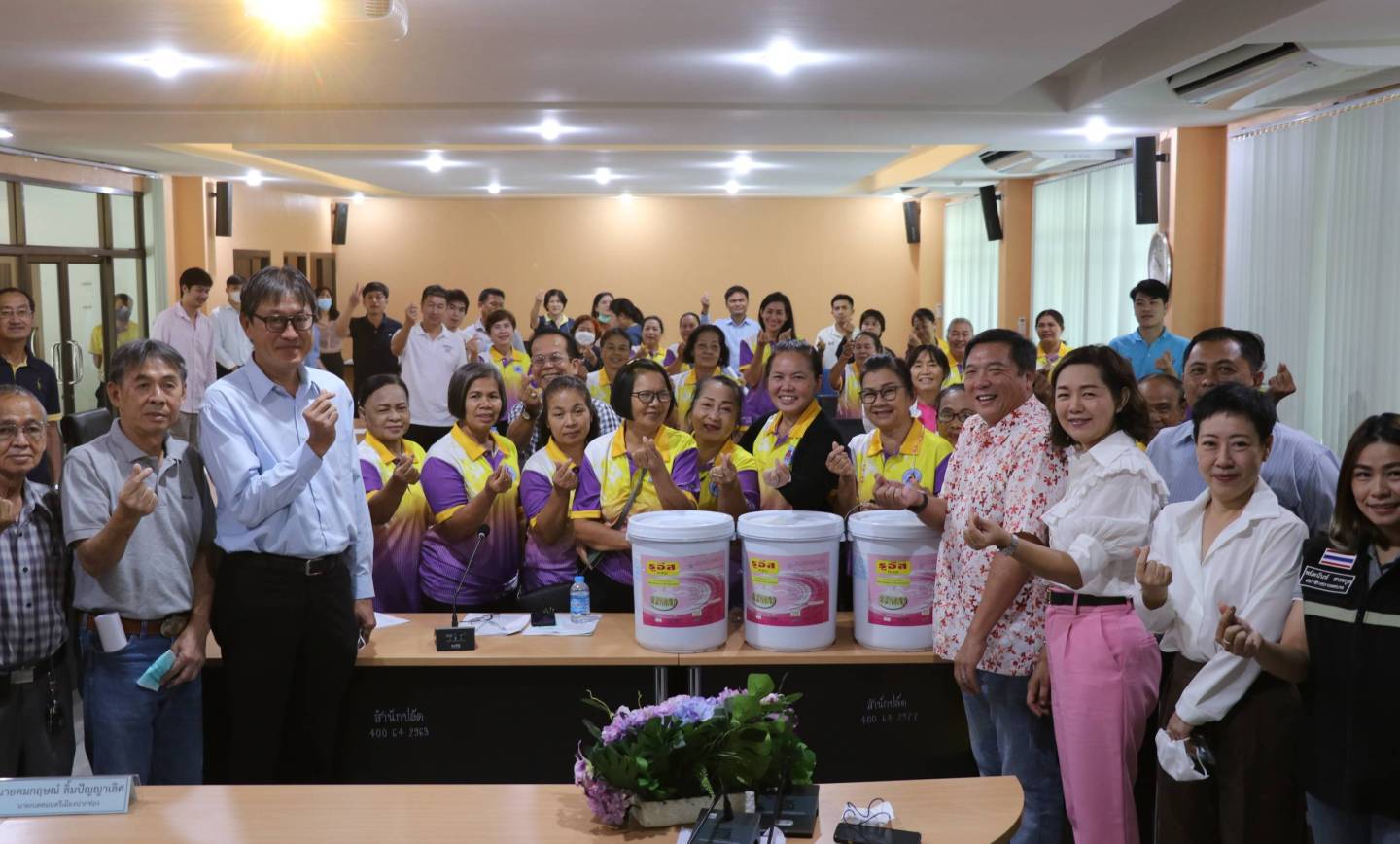 นายกเมืองปากช่องเปิดโครงการป้องกันและควบคุมโรคติดต่อในพื้นที่