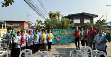 เทศบาลเมืองปากช่องนำร่องมาตรการธงสามสีเตือนใจสู่ภัยโรคติดต่อนำโดยยุงลาย