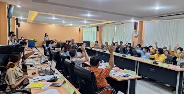 ประชุมคณะกรรมการกองทุนหลักประกันสุขภาพเทศบาลเมืองปากช่อง ครั้งที่ 3/2566