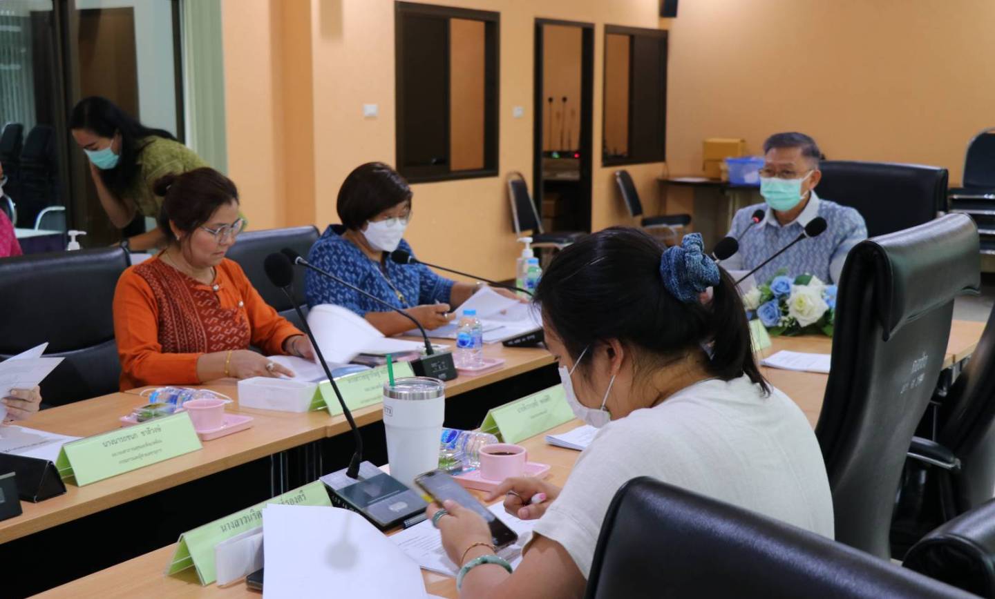 ประชุมคณะอนุกรรมการกองทุนหลักประกันสุขภาพเทศบาลเมืองปากช่อง ครั้งที่ 4/2566