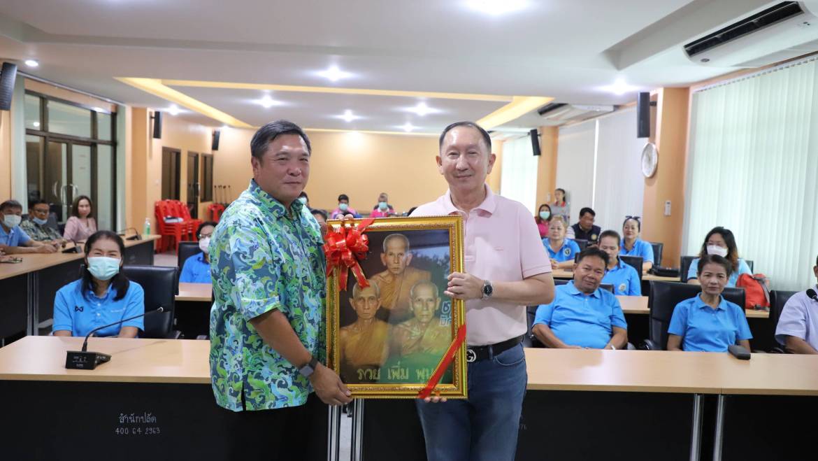 ต้อนรับคณะศึกษาดูงานจากเทศบาลตำบลแสนสุข จังหวัดอุบลราชธานี
