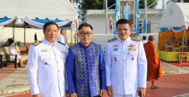 พิธีทำบุญ-ตักบาตร ข้าวสาร-อาหารแห้ง เนื่องในวันเฉลิมพระชนมพรรษาสมเด็จพระนางเจ้าสิริกิติ์ พระบรมราชินีนาถ พระบรมราชชนนีพันปีหลวง วันแม่แห่งชาติ  และวันผ้าไทยแห่งชาติ