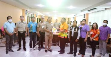 ต้อนรับคณะอาสาป้องกันฝ่ายพลเรือนจากเทศบาลตำบลหมอนนาง จังหวัดชลบุรี