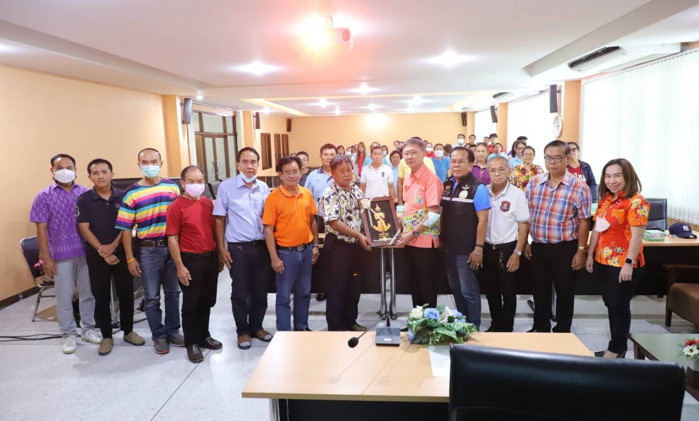 ต้อนรับคณะทัศนศึกษาดูงานจากเทศบาลตำบลบ้านจั่น จังหวัดอุดรธานี