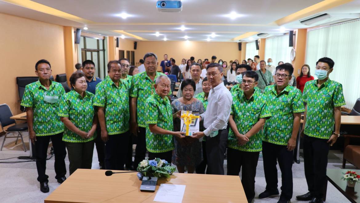 ต้อนรับคณะทัศนศึกษาดูงานจากเทศบาลตำบลวิเศษไชยชาญ จังหวัดอ่างทอง