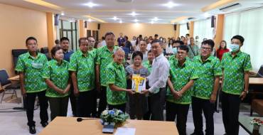ต้อนรับคณะทัศนศึกษาดูงานจากเทศบาลตำบลวิเศษไชยชาญ จังหวัดอ่างทอง