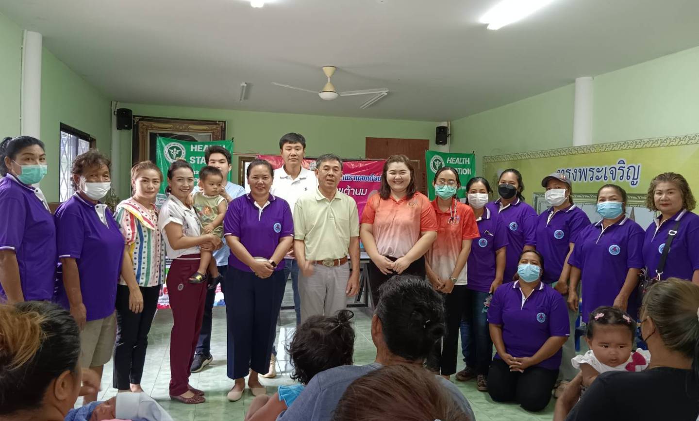 โครงการส่งเสริมโภชนาการและสุขภาพอนามัยแม่และเด็ก ชุมชนวัดเทพสถิตย์