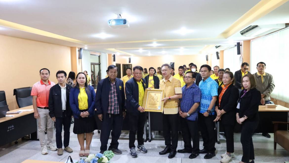 ต้อนรับคณะศึกษาดูงานจากองค์การบริหารส่วนตำบลดอนเจดีย์