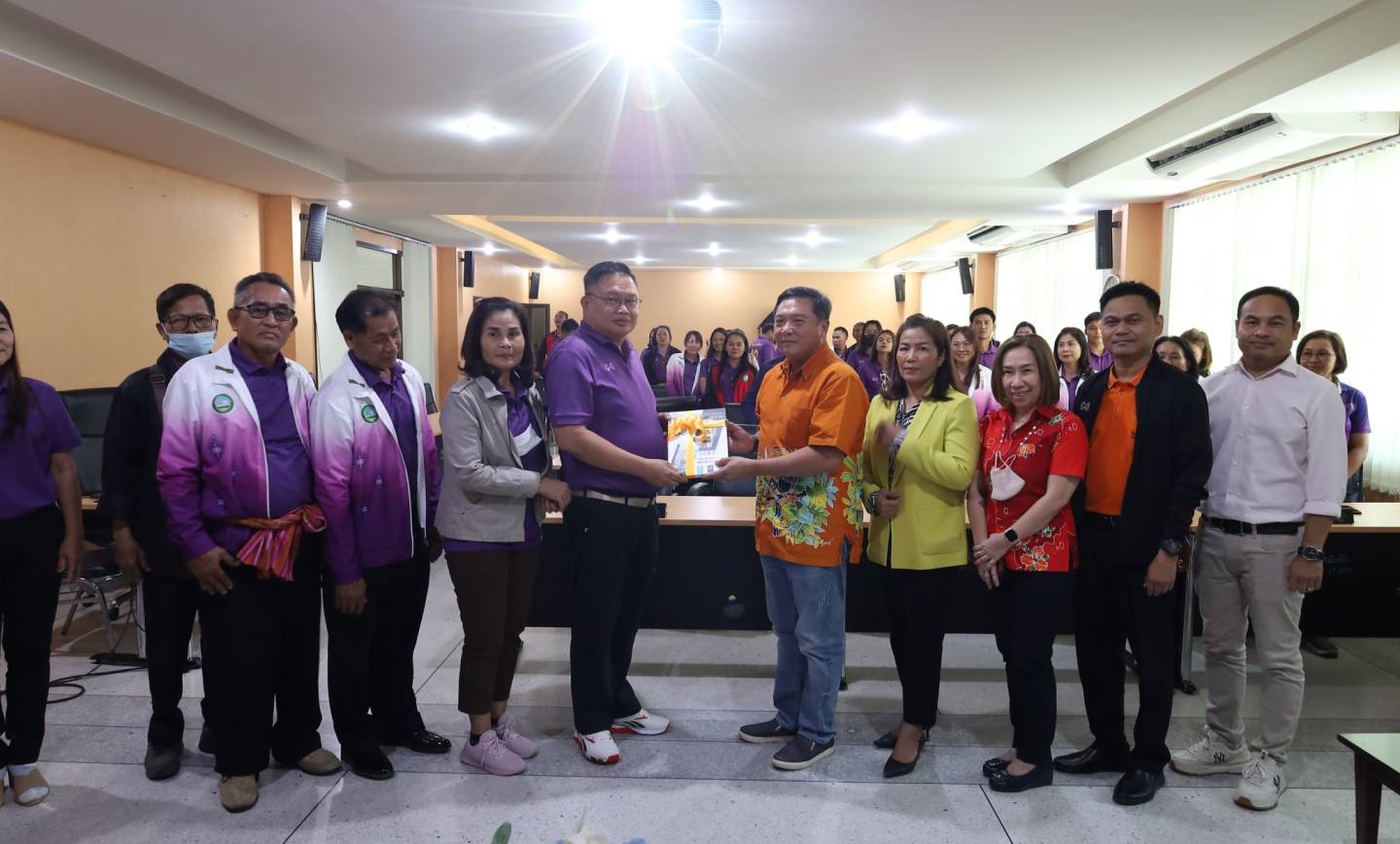 ต้อนรับคณะศึกษาดูงานจากองค์การบริหารส่วนตำบลช้างเผือก
