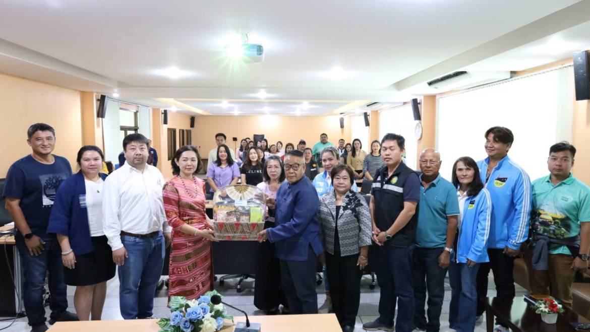 ต้อนรับคณะศึกษาดูจากเทศบาลตำบลปากน้ำประแส