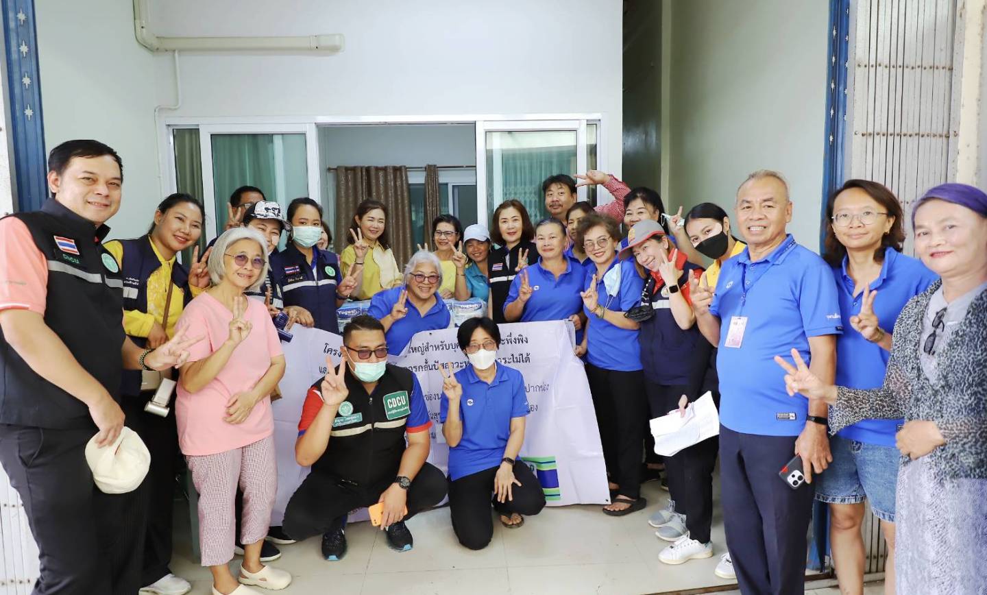 มอบผ้าอ้อมสำเร็จรูป และแผ่นรองซับ ให้กับผู้มีภาวะพึ่งพิงในชุมชน (คลินิกหมอครอบครัวปางแก)