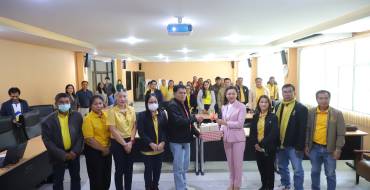 ต้อนรับคณะศึกษาดูงานจากองค์การบริหารส่วนตำบลเมืองทอง จังหวัดร้อยเอ็ด