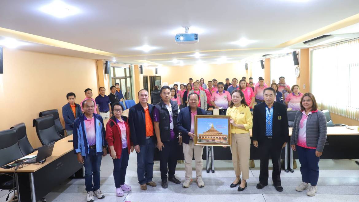 ต้อนรับคณะศึกษาดูงานจากเทศบาลตำบลเปือยน้อย จังหวัดขอนแก่น