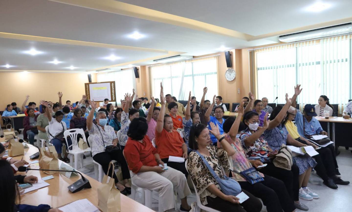 ประชุมประชาคมท้องถิ่นระดับเมือง เทศบาลเมืองปากช่อง ครั้งที่ 1/2568