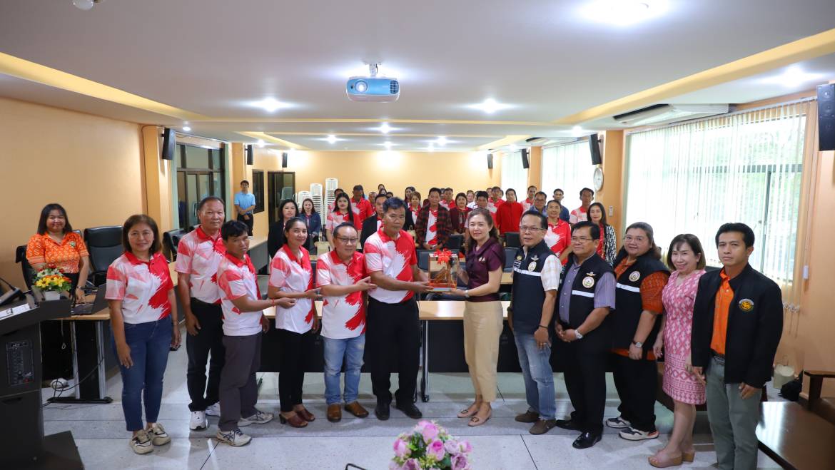 ต้อนรับคณะศึกษาดูงานจากเทศบาลตำบลนาตาล จ.กาฬสินธุ์
