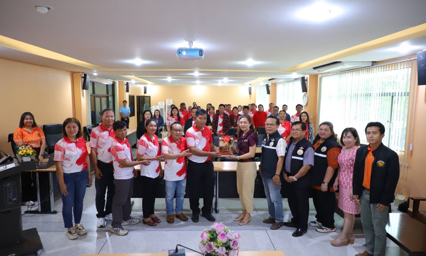 ต้อนรับคณะศึกษาดูงานจากเทศบาลตำบลนาตาล จ.กาฬสินธุ์