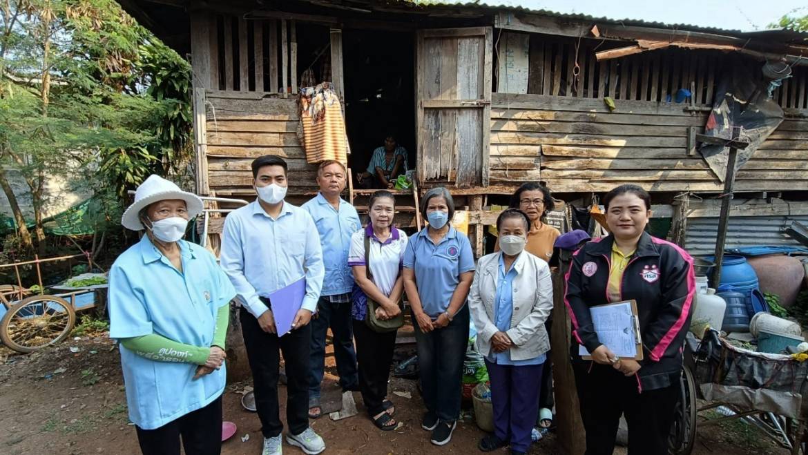 ลงพื้นที่ตรวจสอบข้อเท็จจริงกรณีผู้ประสบปัญหาทางสังคม
