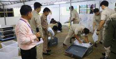 การปฏิบัติงานการรวบรวมหีบบัตรเลือกตั้ง และการรวมคะแนนเลือกตั้ง สมาชิกสภาเทศบาลเมืองปากช่อง