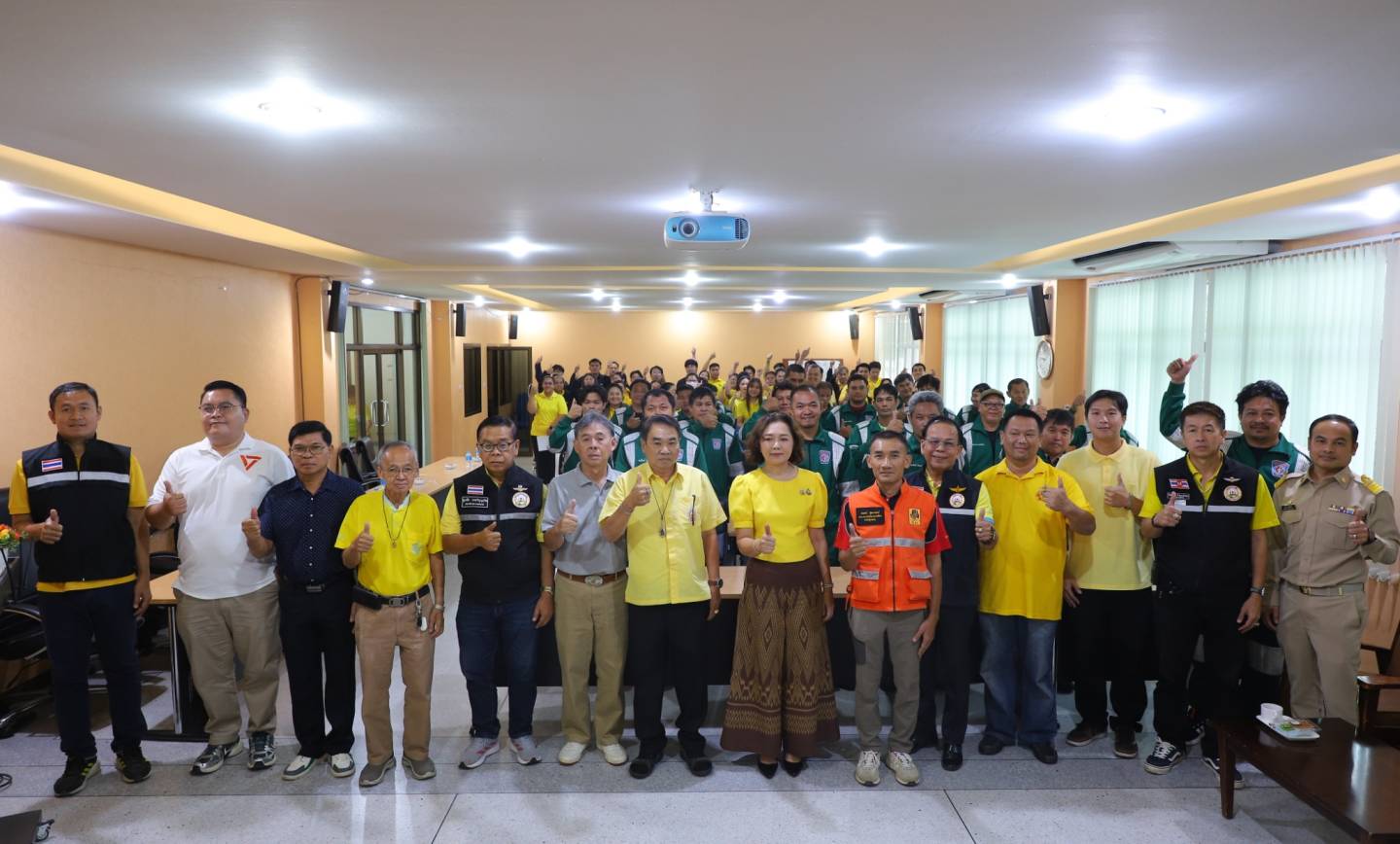 โครงการฝึกซ้อมแผนป้องกันและบรรเทาสาธารณภัย ประจำปี 2568