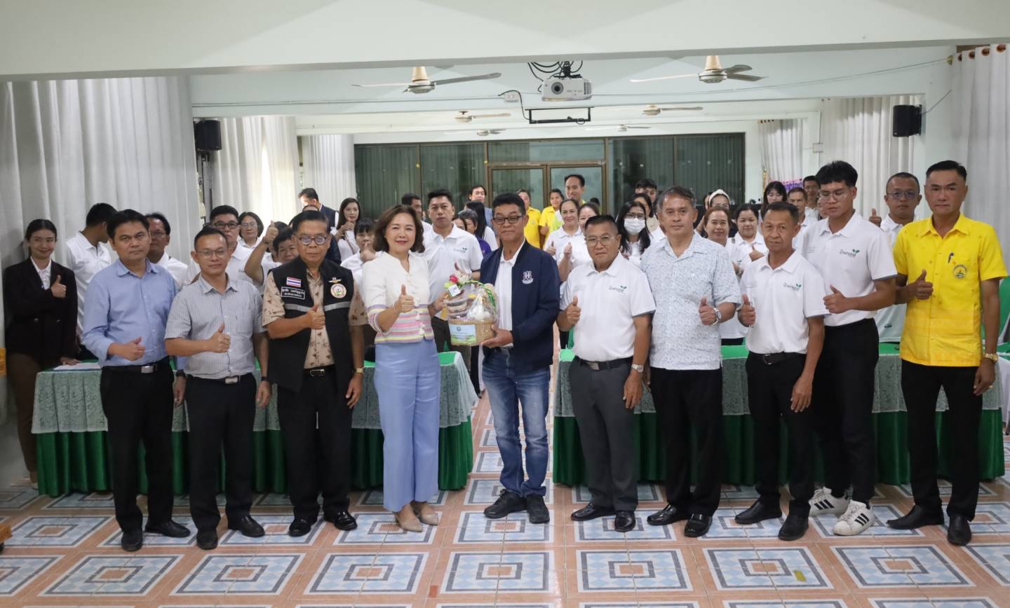 ต้อนรับคณะศึกษาดูงานเทศบาลเมืองบางใหญ่ จ.นนทบุรี