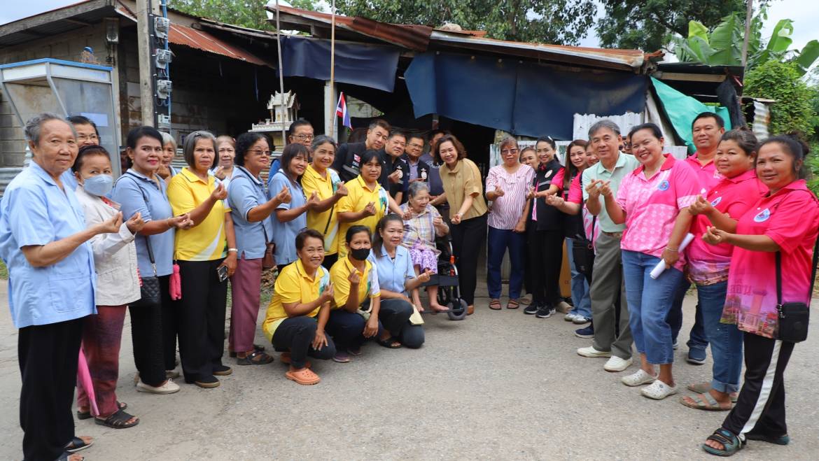 การจัดหารถเข็นผู้วีลแชร์ เพื่อนำไปมอบให้กับครอบครัวผู้ป่วยในพื้นที่เขตเทศบาลเมืองปากช่อง