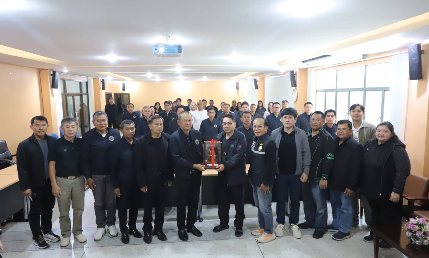 ต้อนรับคณะศึกษาดูงานเทศบาลตำบลสองพี่น้อง จ.จันทบุรี