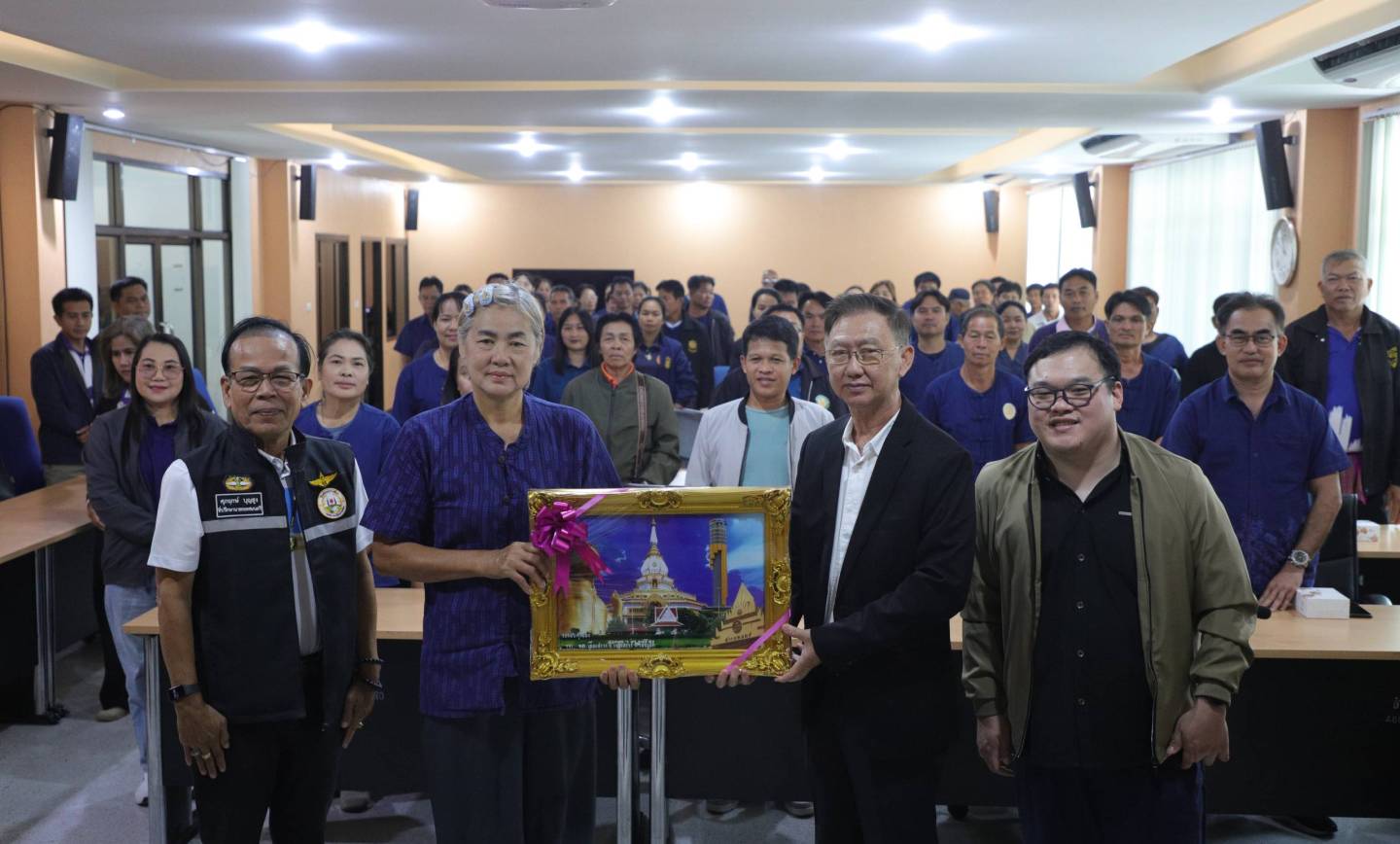 ต้อนรับคณะศึกษาดูงานเทศบาลตำบลเมืองสรวง จ.ร้อยเอ็ด