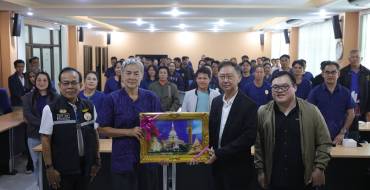 ต้อนรับคณะศึกษาดูงานเทศบาลตำบลเมืองสรวง จ.ร้อยเอ็ด