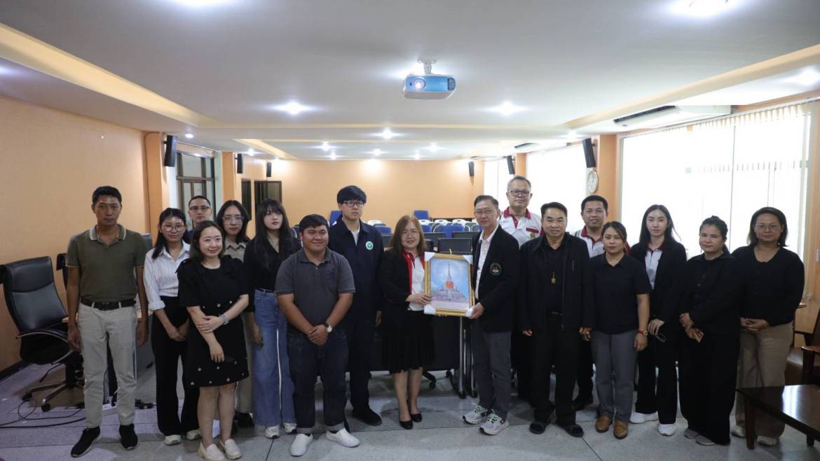 ต้อนรับคณะศึกษาดูงานจากคณะรัฐศาสตร์และรัฐประศาสนศาสตร์ มหาวิทยาลัยราชภัฏมหาสารคาม จ.มหาสารคาม