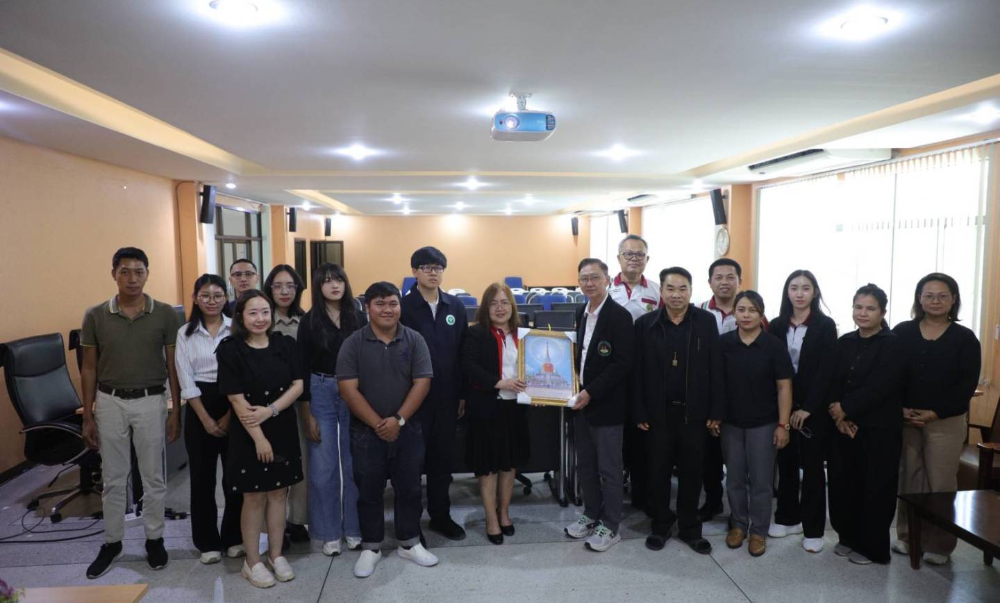 ต้อนรับคณะศึกษาดูงานจากคณะรัฐศาสตร์และรัฐประศาสนศาสตร์ มหาวิทยาลัยราชภัฏมหาสารคาม จ.มหาสารคาม