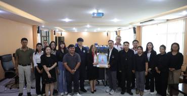 ต้อนรับคณะศึกษาดูงานจากคณะรัฐศาสตร์และรัฐประศาสนศาสตร์ มหาวิทยาลัยราชภัฏมหาสารคาม จ.มหาสารคาม