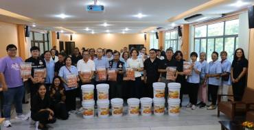การมอบทรายเคมีกำจัดลูกน้ำยุง ประจำปีงบประมาณ 2569