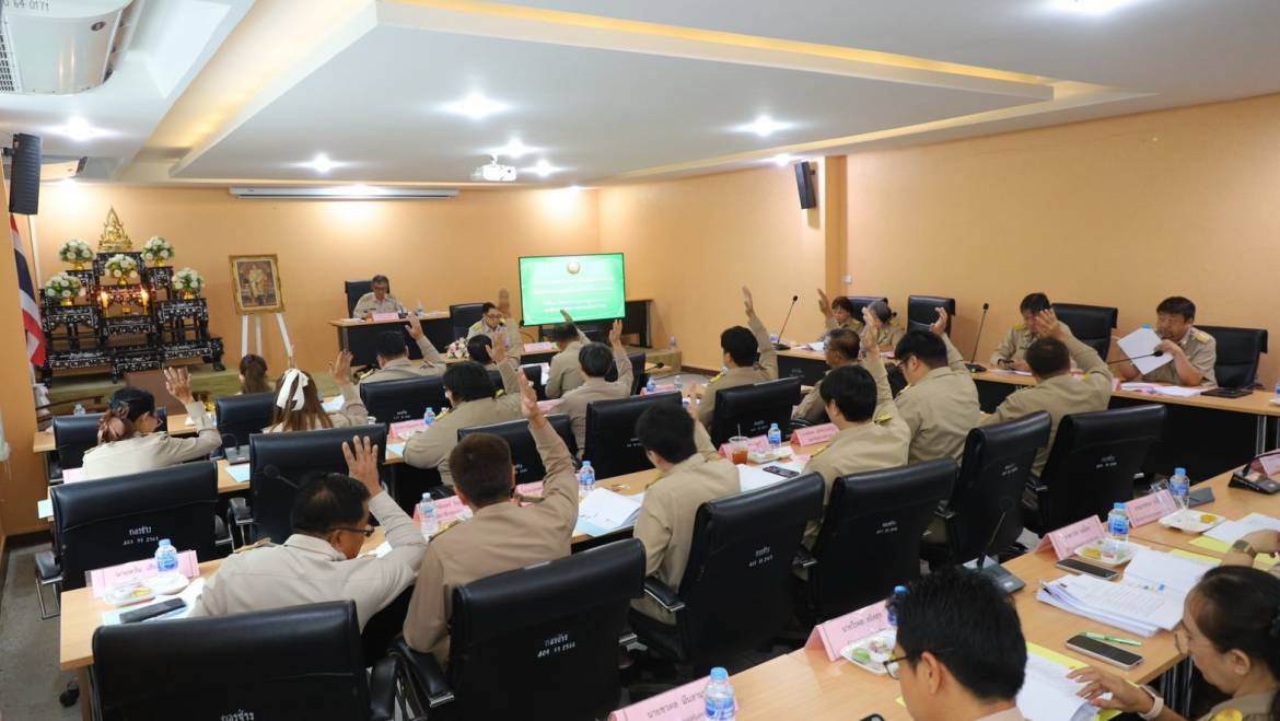 ประชุมสภาเทศบาลเมืองปากช่อง สมัยวิสามัญ สมัยที่ 1 ประจำปี 2569