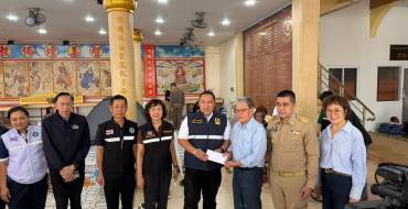 รัฐมนตรีช่วยว่าการกระทรวงมหาดไทย ลงพื้นที่สำรวจความเสียหาย และความเดือดร้อนของประชาชน ที่ได้รับผลกระทบจากเหตุการณ์น้ำป่าหลากล้นตลิ่งลำตะคอง ในพื้นที่เขตเทศบาลเมืองปากช่อง